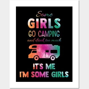 Camping Girl Posters and Art